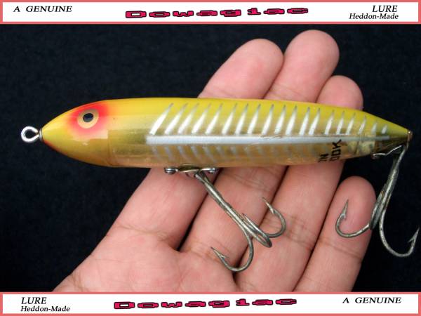 美品 Heddon 1st Zara Spook XRY 金目 ザラヘドン/fenwickabumco