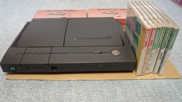 PCエンジン Duo本体 コントローラ2個 ソフト付き ☆ジャンク☆PC
