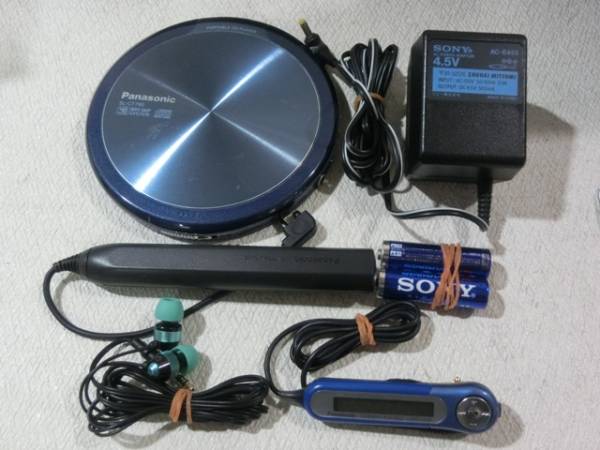 CDR/CDRW◇Panasonic SL-CT790 ポータブルCDプレーヤー ブルー◇