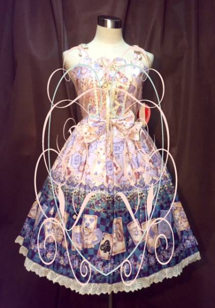 ★BABY，THE STARS SHINE BRIGHT★DisneyアリススカラップJSK(SX)