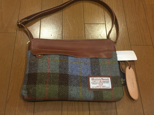 【新品未使用】ハリスツイードバッグ！半額以下カバン