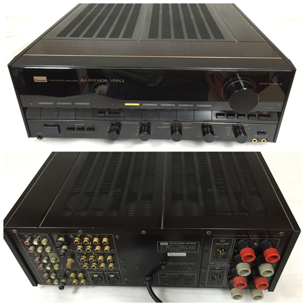 AU-X111 SANSUI AU-X111 MOS VINTAGE プリメインアンプ 通電確認のみ