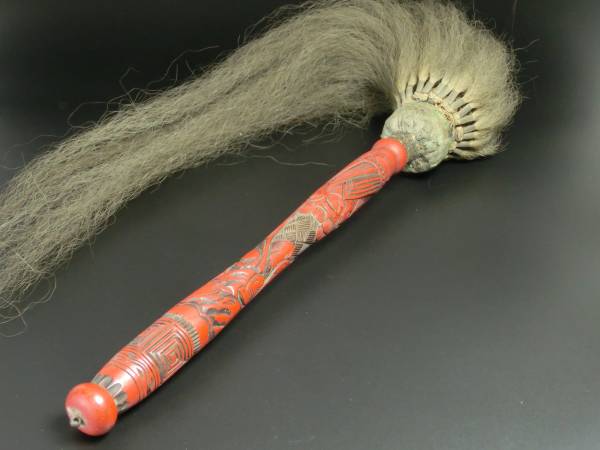 仏教美術　時代堆朱払子