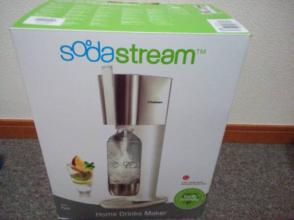 【未使用品】　ソーダストリーム　PURE　ボンベ2本付き　