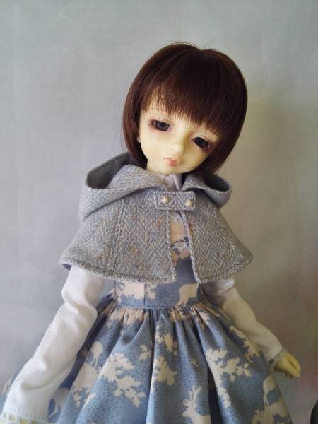 ■無色透明■MSD ワンピースセット　水色■