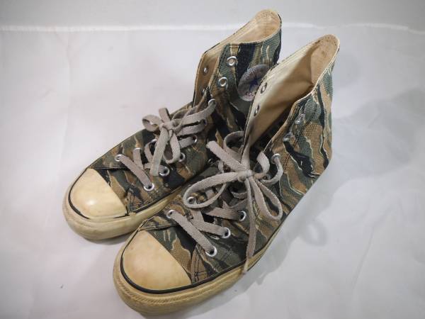 コンバース■オールスターHiタイガーカモ　9(27.5）　USA製