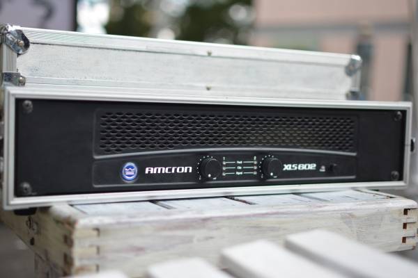 amcron xls602 パワーアンプ ケース付 送料無料