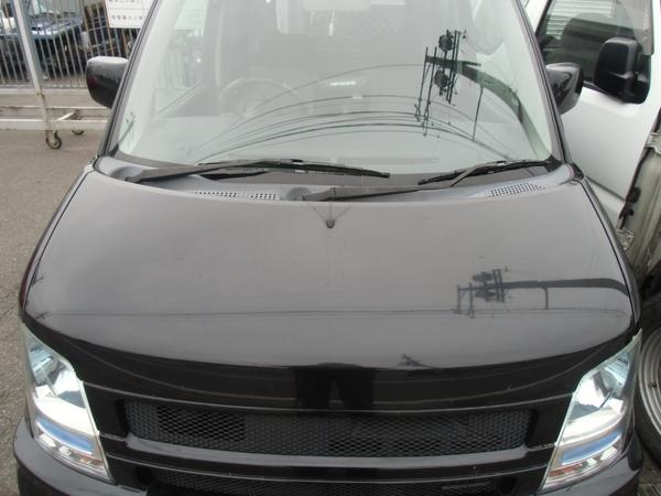 ワゴンR　ＭＨ22Ｓ　ボンネットヒンジ付　ZJ3　黒