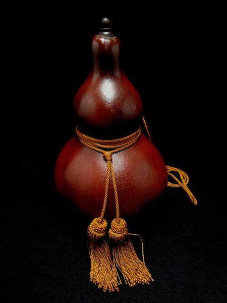 時代瓢箪中ひょうたん旧家蔵出 縁起物・招福■ ひまわり ■ 2037