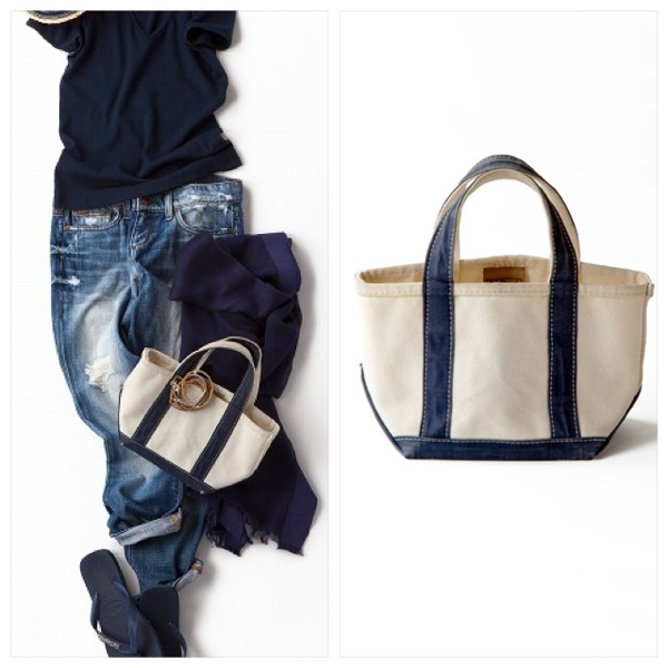 完売 新品 店舗限定L.L.Bean ミニトートバッグ 菊池京子 えみり