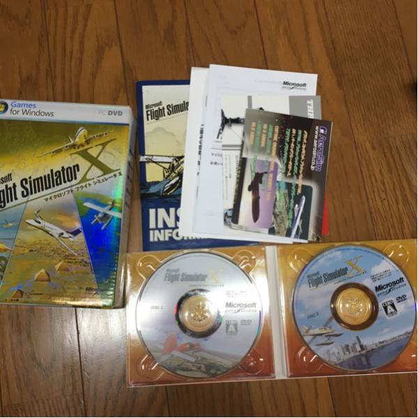 レア日本語】Microsoft Flight Simulator X fsx ,Microsoftフライト