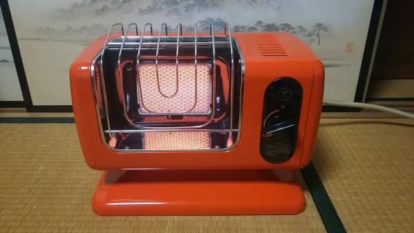 赤外線ガスストーブ 都市ガス 昭和レトロ 型番 N43-409B_1