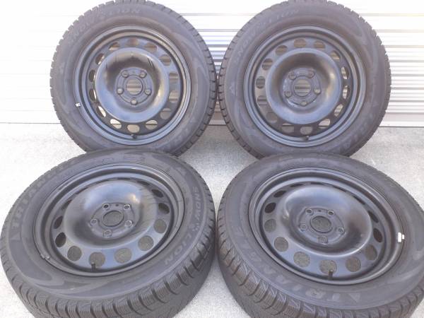 VW純正PCD112バリ山スタッドレス205/55R16ゴルフ567トゥーラン