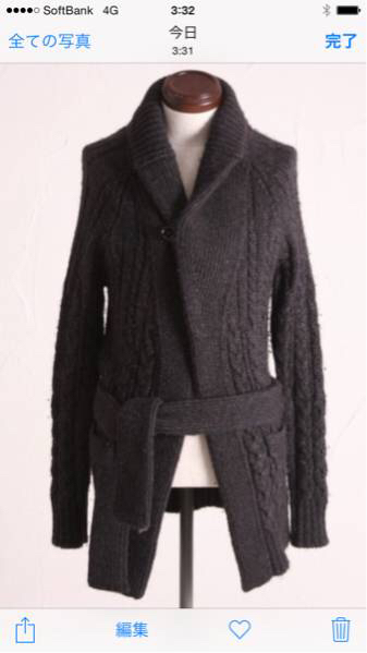 サンローラン ニット ジャケット秋冬