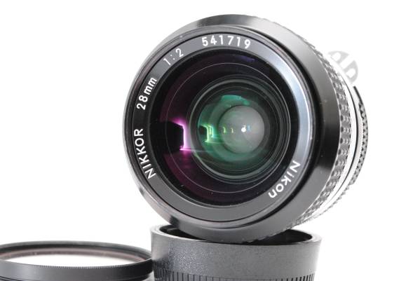 ☆美品☆Nikon ニコン Ai nikkor 28mm F2 希少品 第五十七夜 AI Nikkor