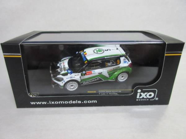 ixo 1/43 SKODA FABIA S2000 #5 Winner Ypres Rally 2013 【公式通販】