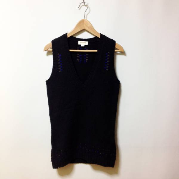 DIESEL｜ディーゼル Vネックタイトニットベスト sizeXS(日本S)