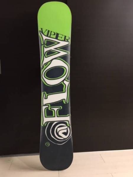 スノーボード　FLOW VIPER 151cm ビンディングセット　中古 FLOW フロー VIPER 154 ビンディング付き FLOW VIPER 154㎝ UNION