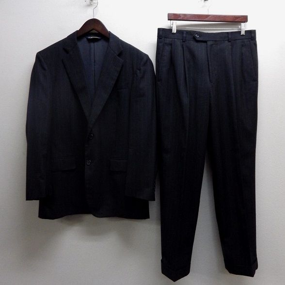 ★BROOKS BROTHERS ブルックス ストライプシングルスーツ L★