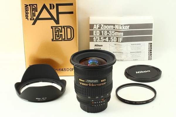 極上品◇NIKONニコン AF NIKKOR 18-35mm F3.5-4.5 D ED◇元箱617