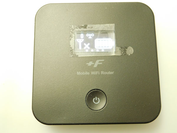 【美品】富士ソフト モバイルWiFiルーター +F FS020W ブラック