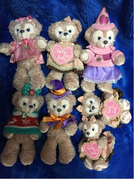 送料無料☆シェリーメイ☆ぬいぐるみバッジストラップ7点セット