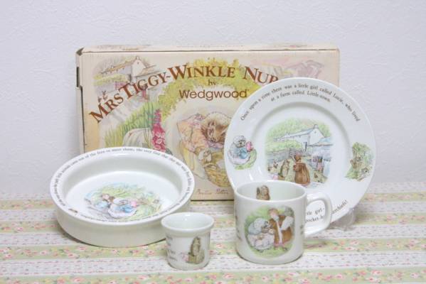 ウェッジウッド　ミセスティギーウィンクル　4点セット　in Box