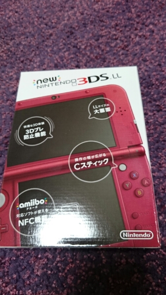 新品未使用 3DSLL本体 メタリックレッド 格安