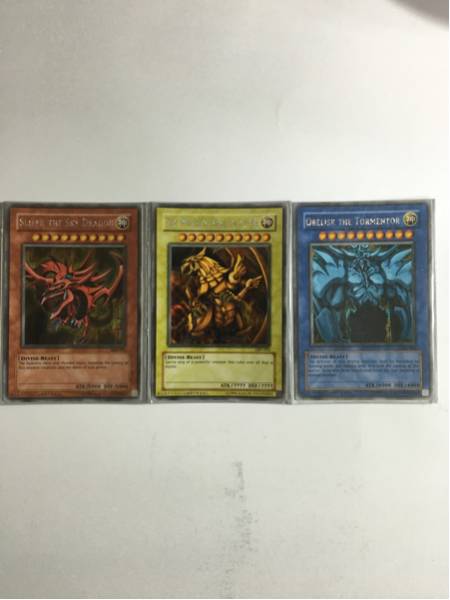 遊戯王 オシリス オベリスク ラー 英語版 GBI シークレット３枚