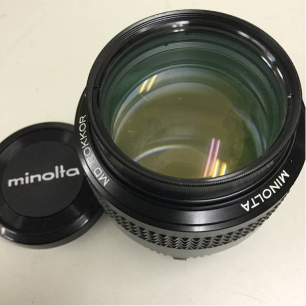 MINOLTA ミノルタ MD ROKKOR 85mm 1:1.7 カメラ、光学機器 1円 【公式