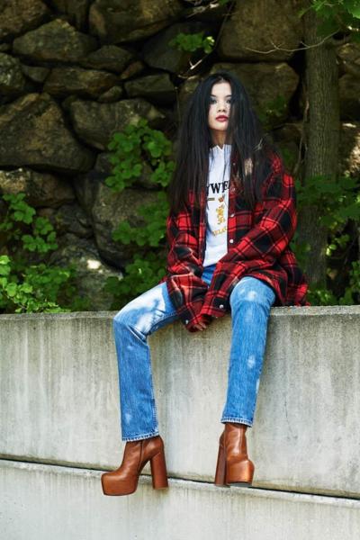 vetements 赤黒チェック オーバー シャツ(VETEMENTS型赤黒 vetements 赤黒チェック オーバー シャツ(VETEMENTS型赤黒