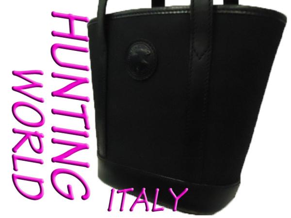 美品◇ハンティングワールド◇ミニトートバッグ イタリア製
