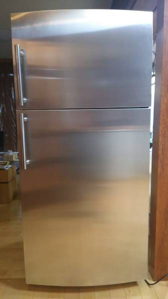美品　GE　ステンレス　TBJ14JA　406L　2ドア　冷凍冷蔵庫 GE冷蔵庫 TBJ14JA 406L リサイクル GE2ドア冷凍冷蔵庫TBJ14JA－中古