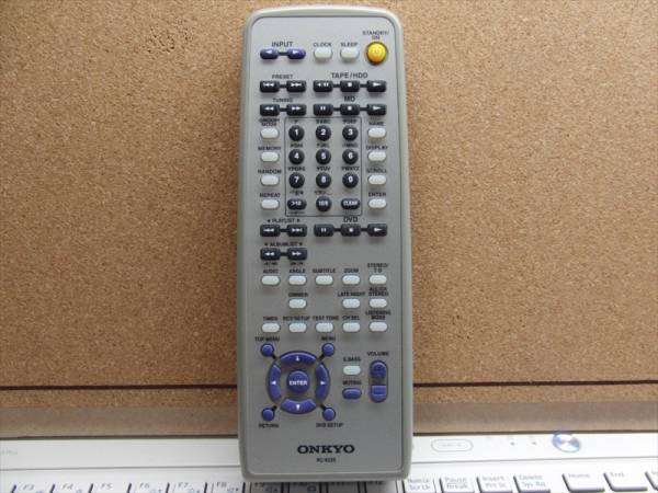 ONKYO RC-633S オンキヨー 対応FR-UN7 FR-UN9リモコン 動作OK FR for CD⁄