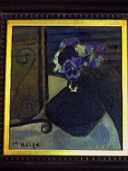 ☆蔵出し！美術年鑑掲載／骨董絵画☆村岡平蔵 【静物】 真作保証(静物  