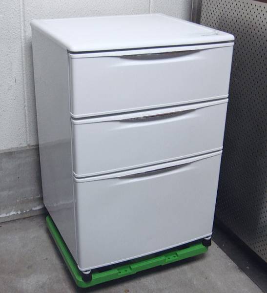 中古10年サンヨー3段フリーザー冷凍ストッカー冷凍庫HF-12RU完動 事務