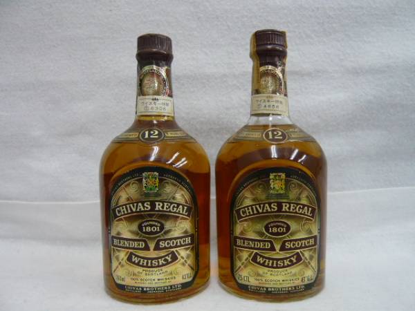 古酒 CHIVAS REGAL 12年 シーバスリーガル 2本 おまとめ 未開栓