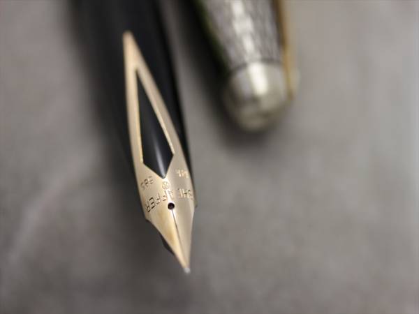 SHEAFFER シェーファー 万年筆 14K STERLING 0 SILVER ペン先