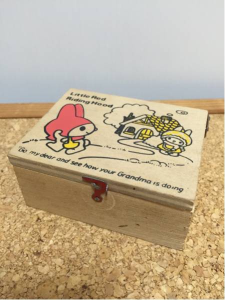 希少 レア＊マイメロ 裁縫箱 木箱 昭和レトロ コレクション