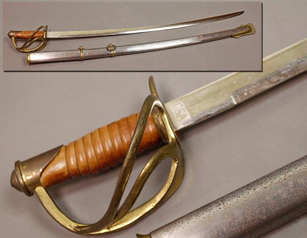 陸軍軍医指揮刀　明治時代 源・e】日本陸軍 軍医用 指揮刀 時代物 陸軍軍医指揮刀 明治時代 旧日本軍