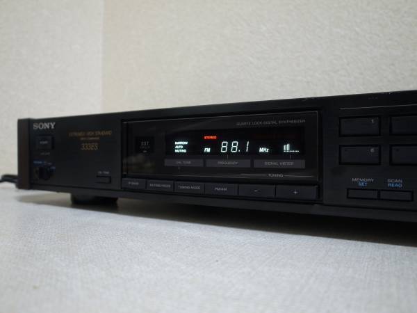 希少 美品 SONY ST-S333ES A FM/AMチューナー SONY ST-S333ESX ステレオチューナー動作品ジャンク扱い FM-AM ソニー