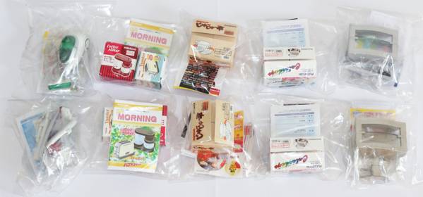 Re-MENTぷちサンプル☆バクヤスデンキ☆5種+色違い5種セット新品