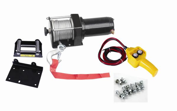 強力!! 2500LBS/最大牽引1361kg 電動ウインチ DC12V