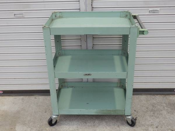 ◆VAN LACKバンラック 3段 ツールワゴン 工具入れ キャスター付