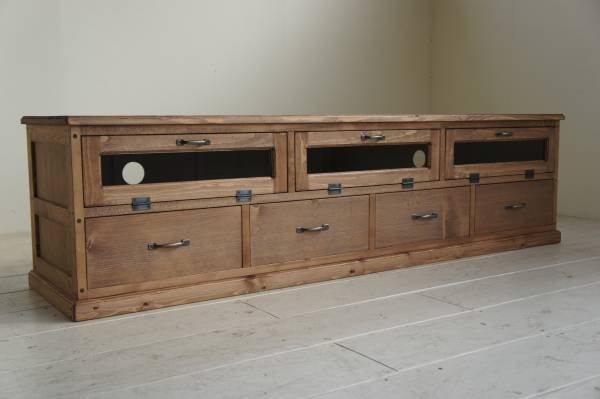 ハンドメイド W150AVボード [TV台テレビ台無垢北欧ヴィンテージ]