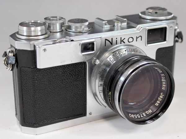 ●Nikon/ニコン/ Nikon S2 / NIKKOR-S・C 5cm1.4付き/可動●
