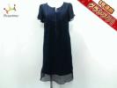 アンタイトル ワンピース 2 レディース 美品 ダークネイビー