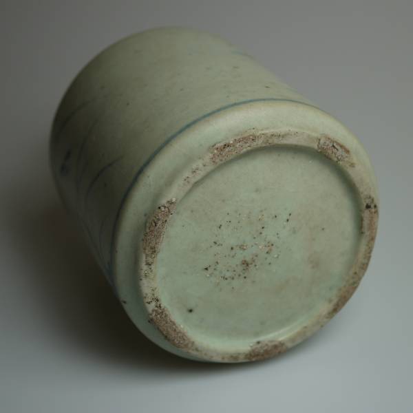 朝鮮美術 李朝期 官窯 分院窯 李朝青花鳳凰紋壺 提灯壺 雅