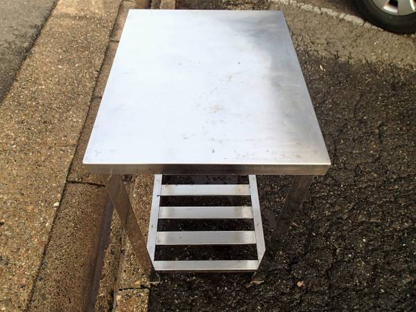 業務用　作業台　45cm×56cm×80cm　中古品