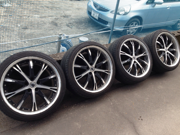 深溝!】rotiform 19インチホイール 8.5J 10J PCD112 ベンツ等